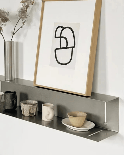 Stainless Steel Wall Shelf – Stylish and Modern Design