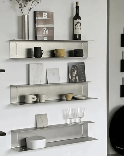 Stainless Steel Wall Shelf – Stylish and Modern Design