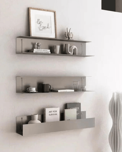 Stainless Steel Wall Shelf – Stylish and Modern Design