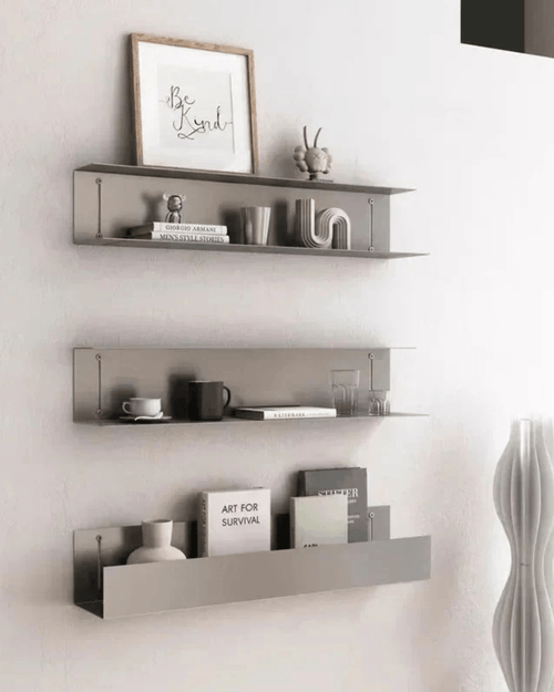 Stainless Steel Wall Shelf – Stylish and Modern Design