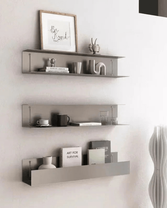 Stainless Steel Wall Shelf – Stylish and Modern Design
