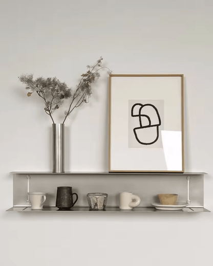 Stainless Steel Wall Shelf – Stylish and Modern Design