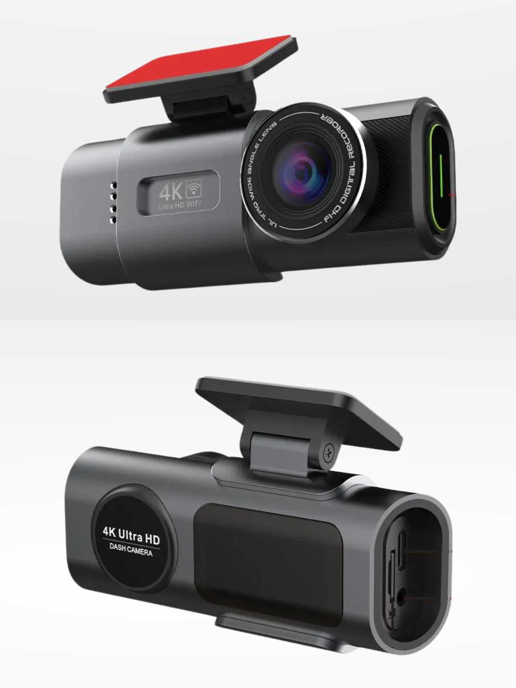 Car Dash Cam with 4K Ultra HD and Loop Recording Feature