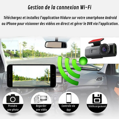 Car Dash Cam with 4K Ultra HD and Loop Recording Feature