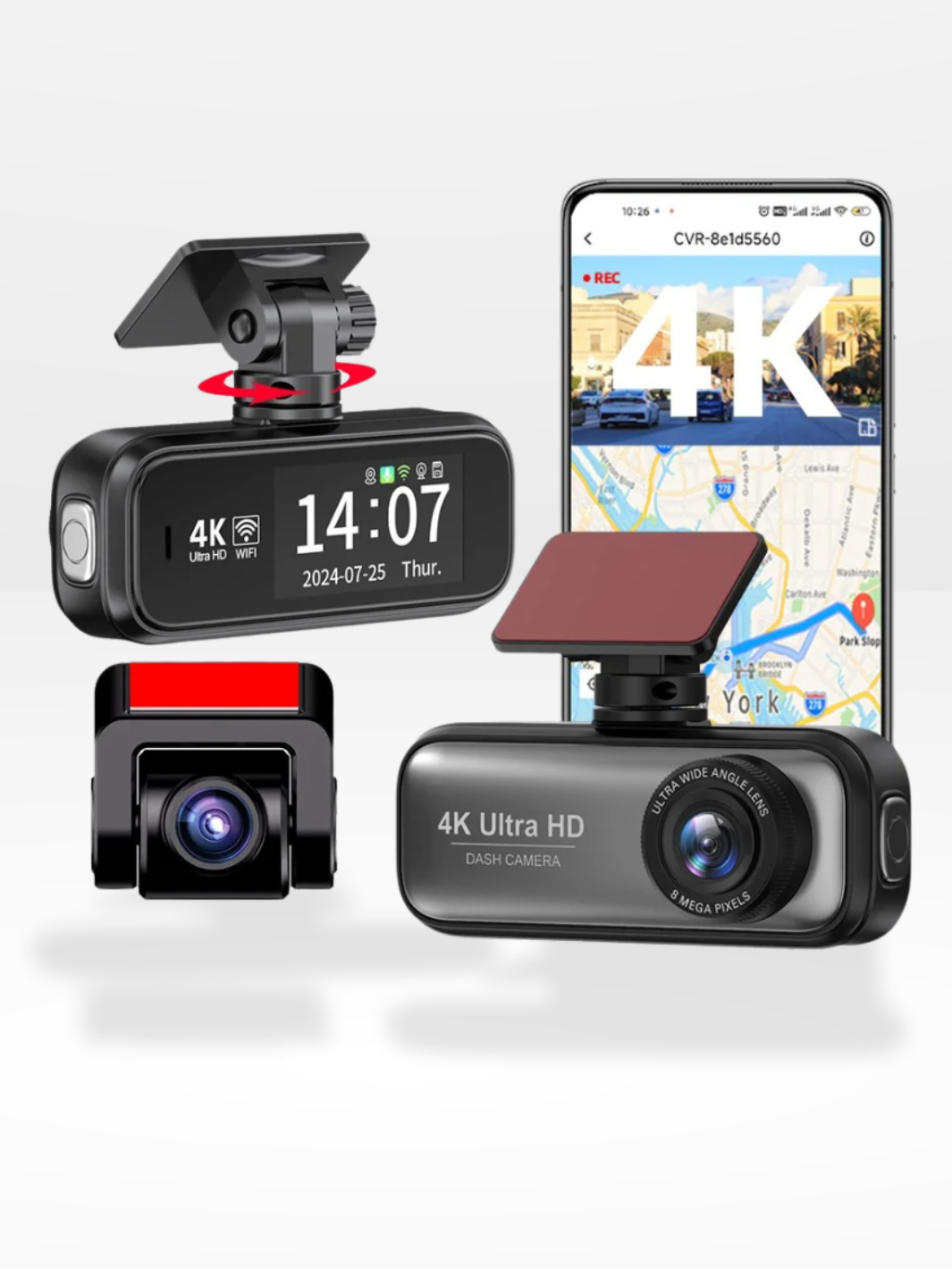 Wi-Fi Surveillance Camera 4K with Video Recording Capability