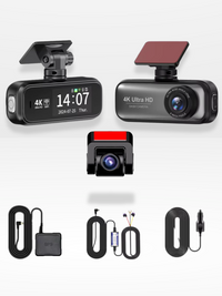 4k Built-in Camera + Rear Camera & 24/7 Parking Monitor + 32GB SD Card