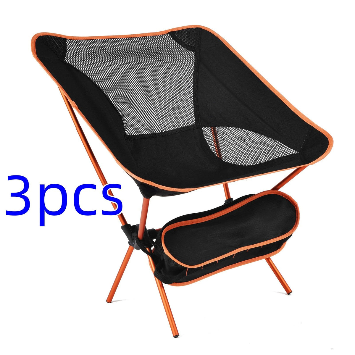 Portable Outdoor Lounge Chair with Durable Frame and Mesh Seating