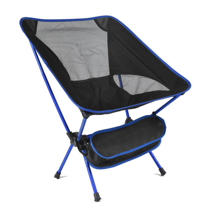 Portable Outdoor Lounge Chair with Durable Frame and Mesh Seating