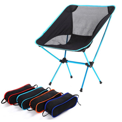 Portable Outdoor Lounge Chair with Durable Frame and Mesh Seating