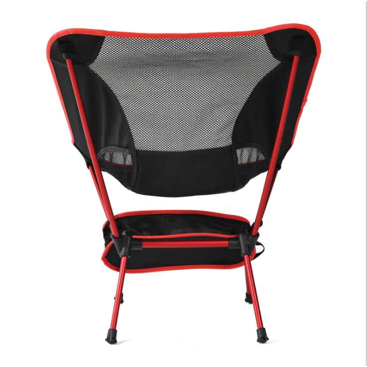 Portable Outdoor Lounge Chair with Durable Frame and Mesh Seating