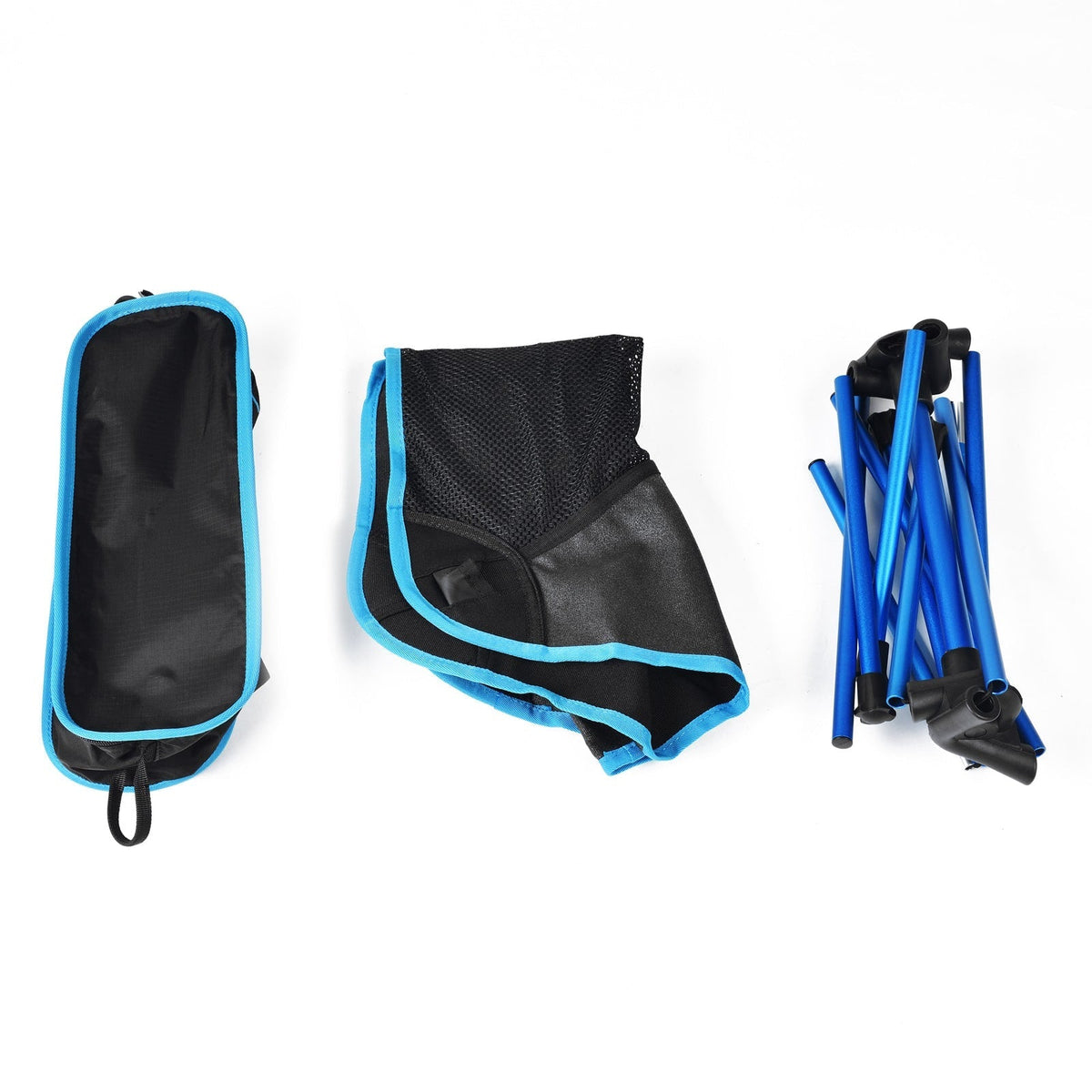 Portable Outdoor Lounge Chair with Durable Frame and Mesh Seating