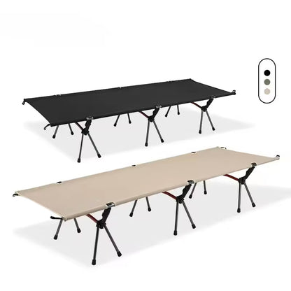 Folding Camping Cot with Dual Height – 150kg Weight Limit in the UK