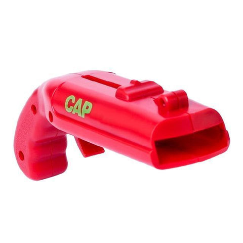 Cap-Launching Bottle Opener with 16-Meter Range
