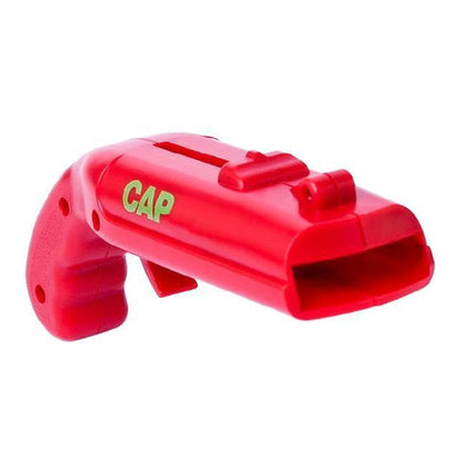 Cap-Launching Bottle Opener with 16-Meter Range