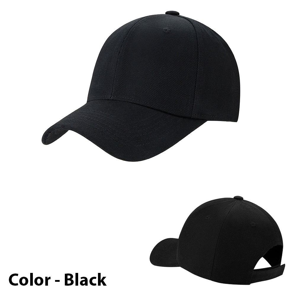 Solid Color Baseball Cap - Available in Various Colors