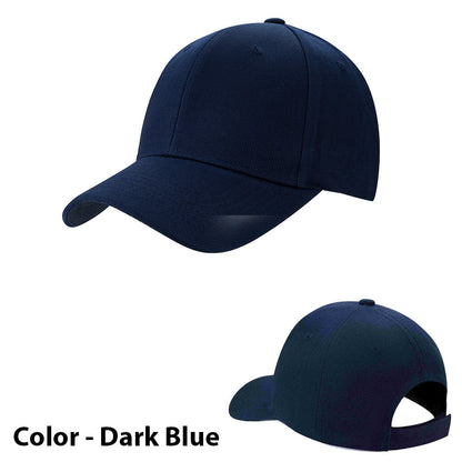 Solid Color Baseball Cap - Available in Various Colors