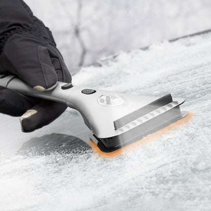 Winter Shield Pro: Heated Ice Scraper with Extendable Reach & LED Light