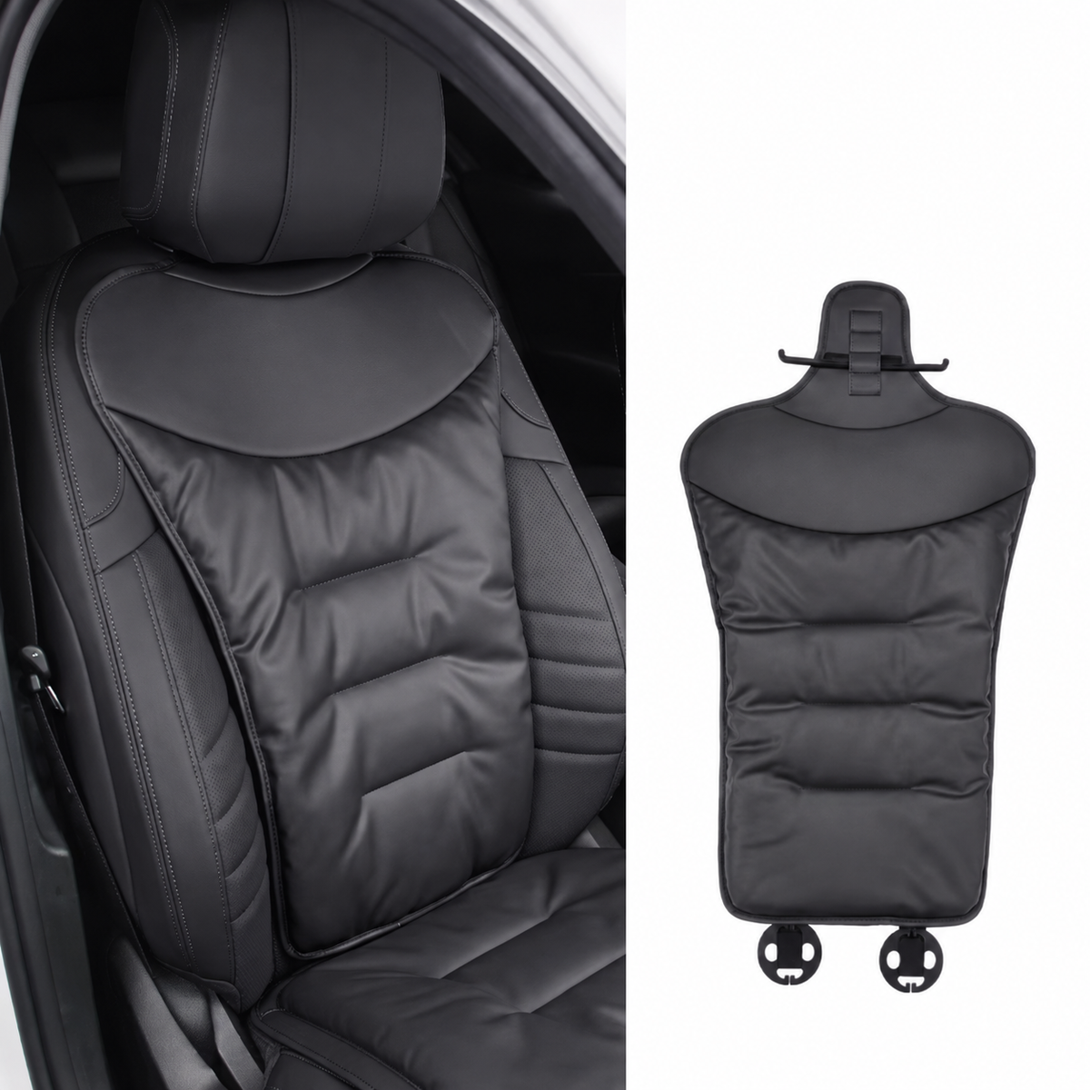 Ergonomic Auto Seat Pad with Back Support for Ultimate Comfort