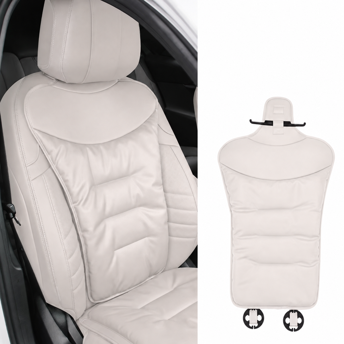 Ergonomic Auto Seat Pad with Back Support for Ultimate Comfort