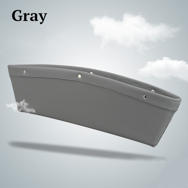 Smart Space Saver: Stylish Car Seat Organizer in Faux Leather