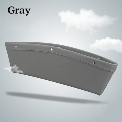 Smart Space Saver: Stylish Car Seat Organizer in Faux Leather