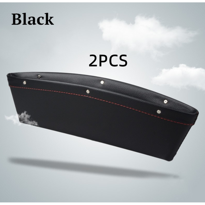 Smart Space Saver: Stylish Car Seat Organizer in Faux Leather