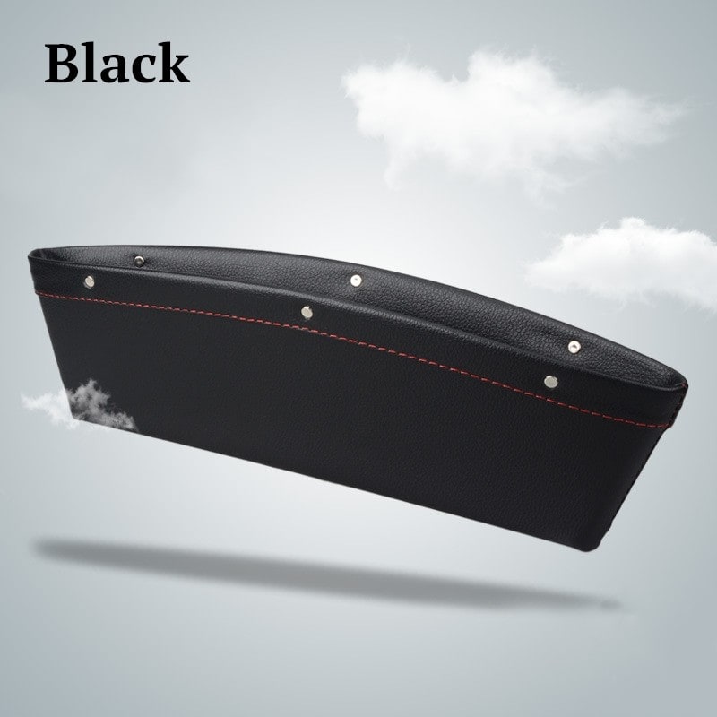 Smart Space Saver: Stylish Car Seat Organizer in Faux Leather