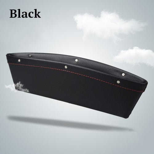 Smart Space Saver: Stylish Car Seat Organizer in Faux Leather