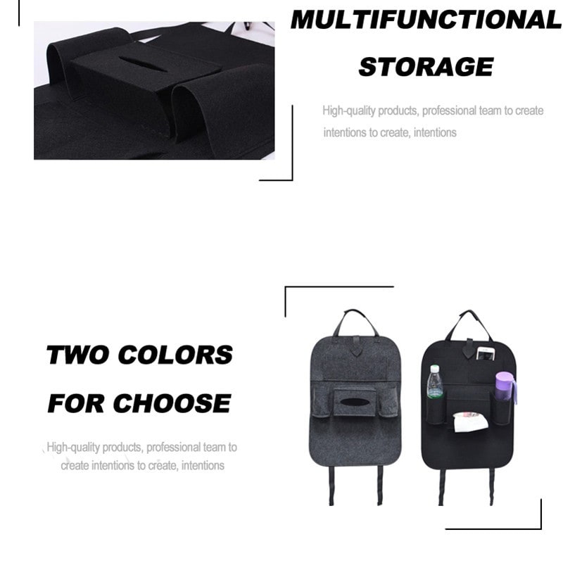 Ultimate Backseat Organizer with Versatile Storage Solutions