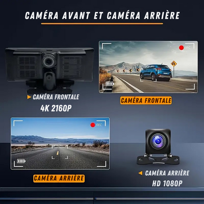 Navigation Display for CarPlay with Integrated Backup Camera