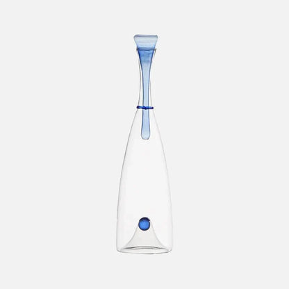 Decorative Stopper Blown Glass Carafe