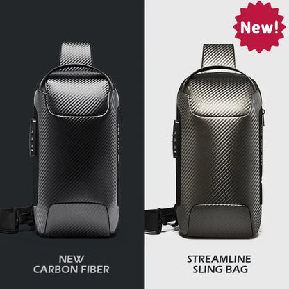 Secure and Stylish Crossbody Bag with Charging Feature