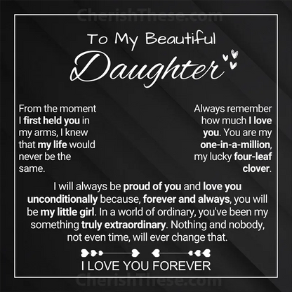 Timeless Clover Rose - A Heartfelt Gift for Your Daughter
