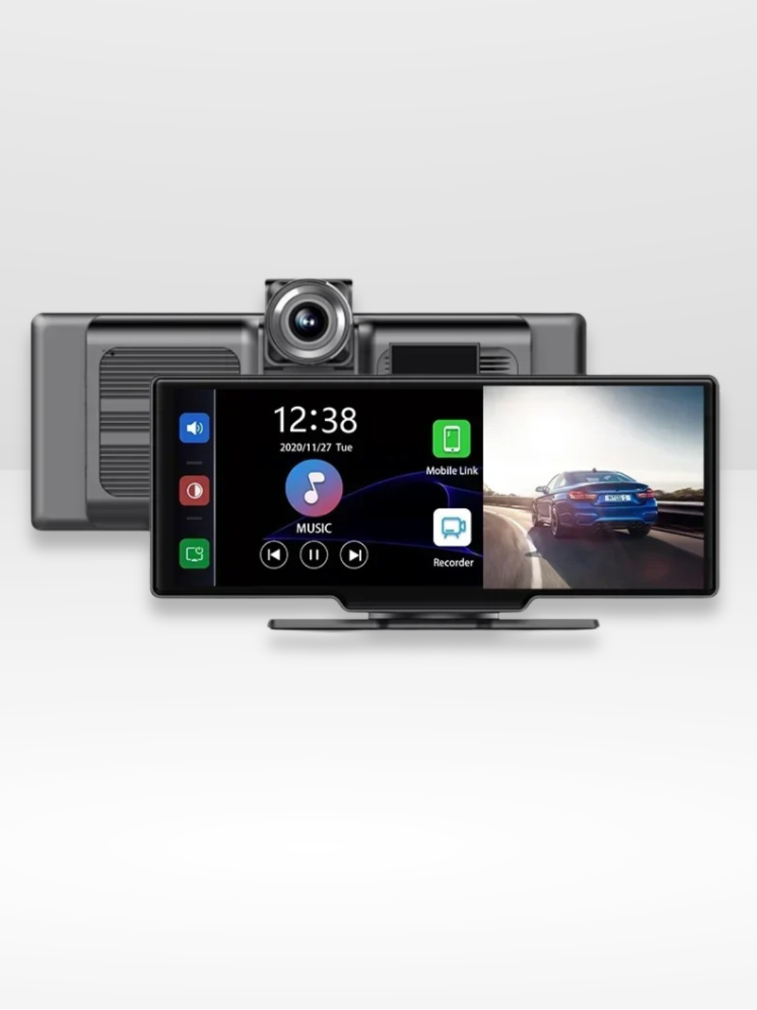 Navigation Display for CarPlay with Integrated Backup Camera