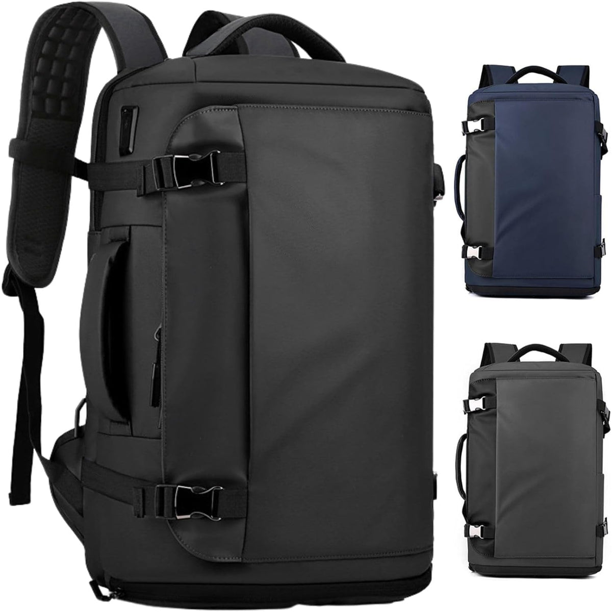 Versatile Travel Backpack with USB Charging & Theft Protection