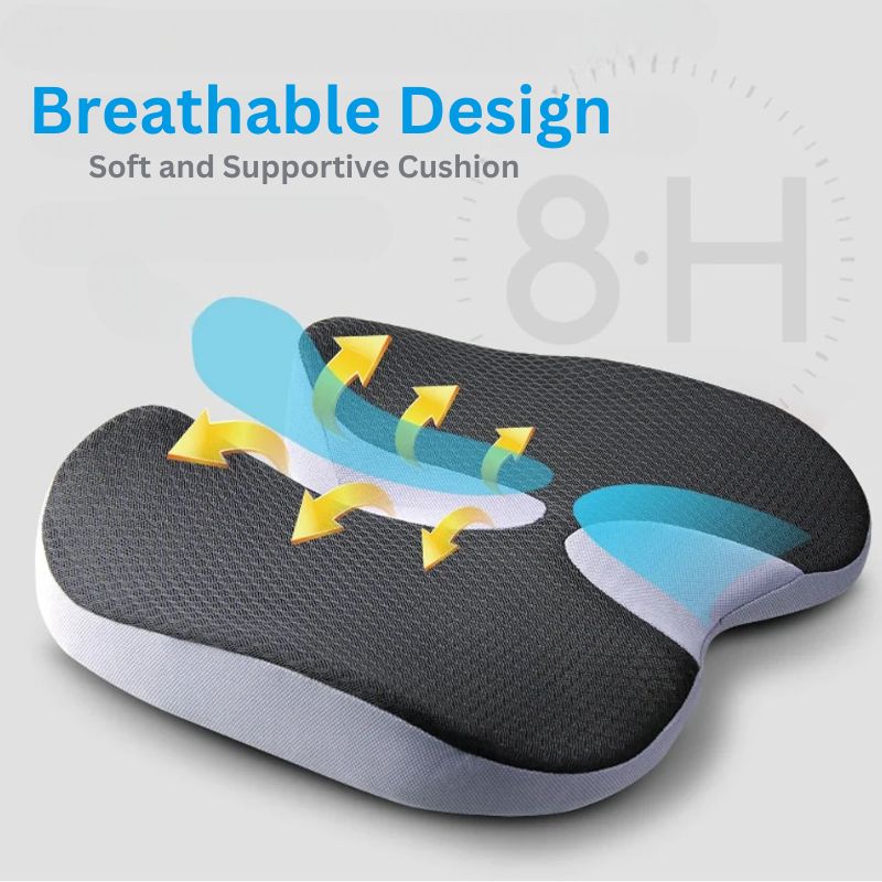 Posture Support U-Shaped Cushion for Car and Office Seating