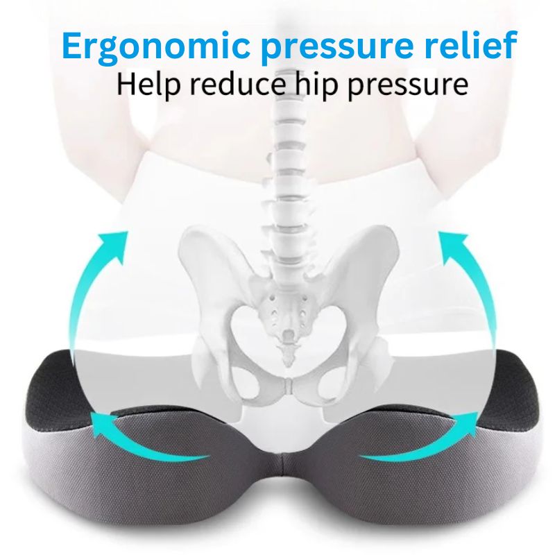 Posture Support U-Shaped Cushion for Car and Office Seating