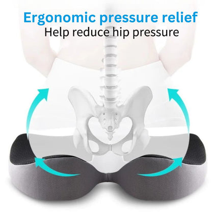 Posture Support U-Shaped Cushion for Car and Office Seating