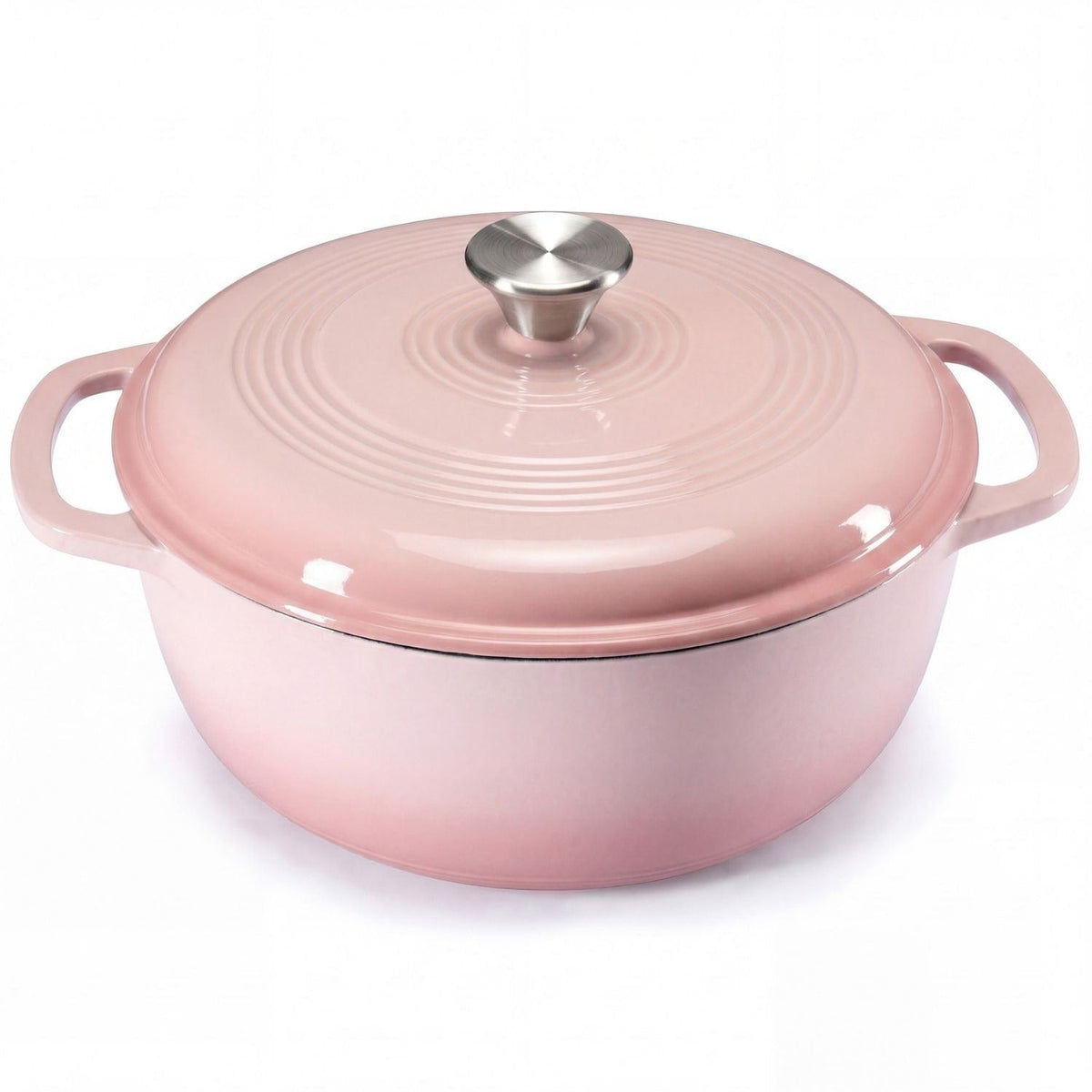 6-Quart Enameled Cast Iron Casserole for Baking and Stewing