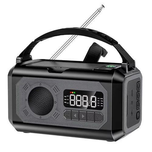 Solar and Hand Crank Emergency Weather Radio
