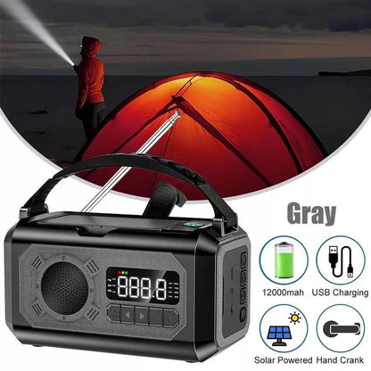 Solar and Hand Crank Emergency Weather Radio