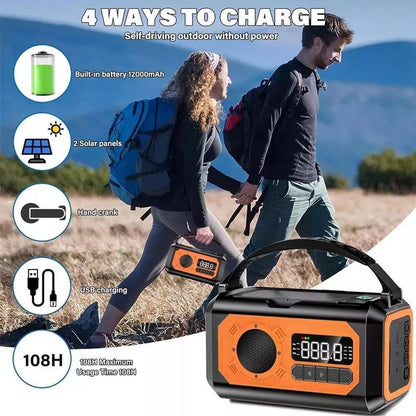 Solar and Hand Crank Emergency Weather Radio