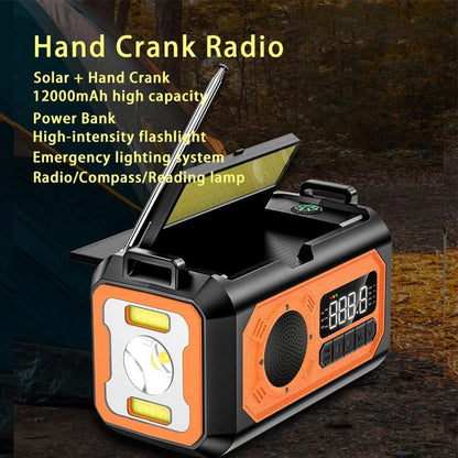 Solar and Hand Crank Emergency Weather Radio