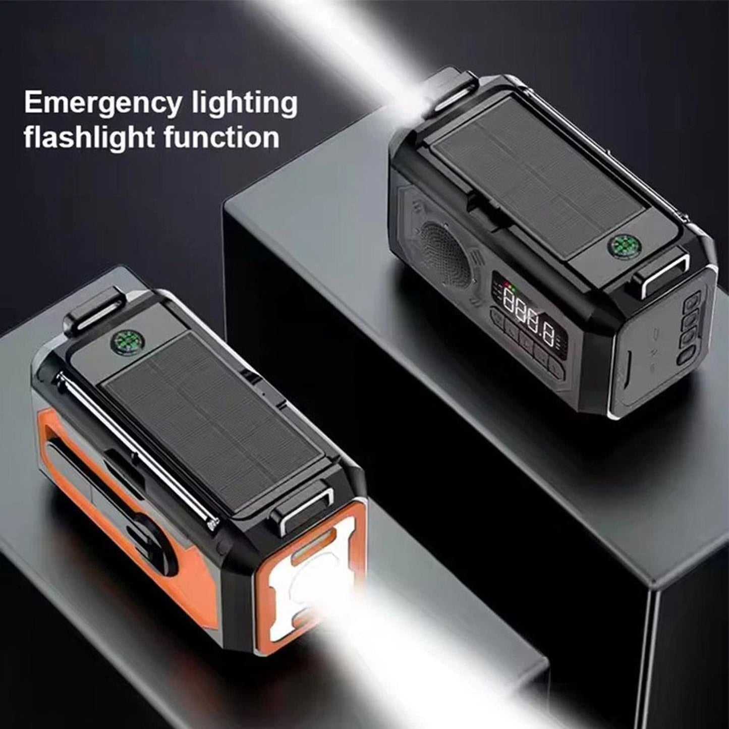 Solar and Hand Crank Emergency Weather Radio