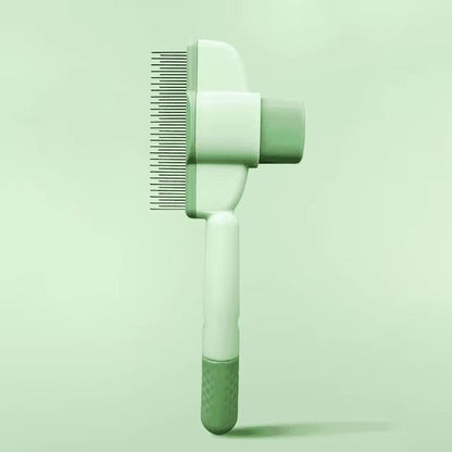 Effortless Pet Grooming Comb with Easy Release Button