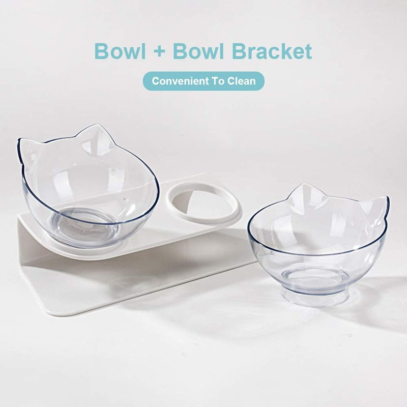 Elevated Cat Bowl for Orthopedic Support