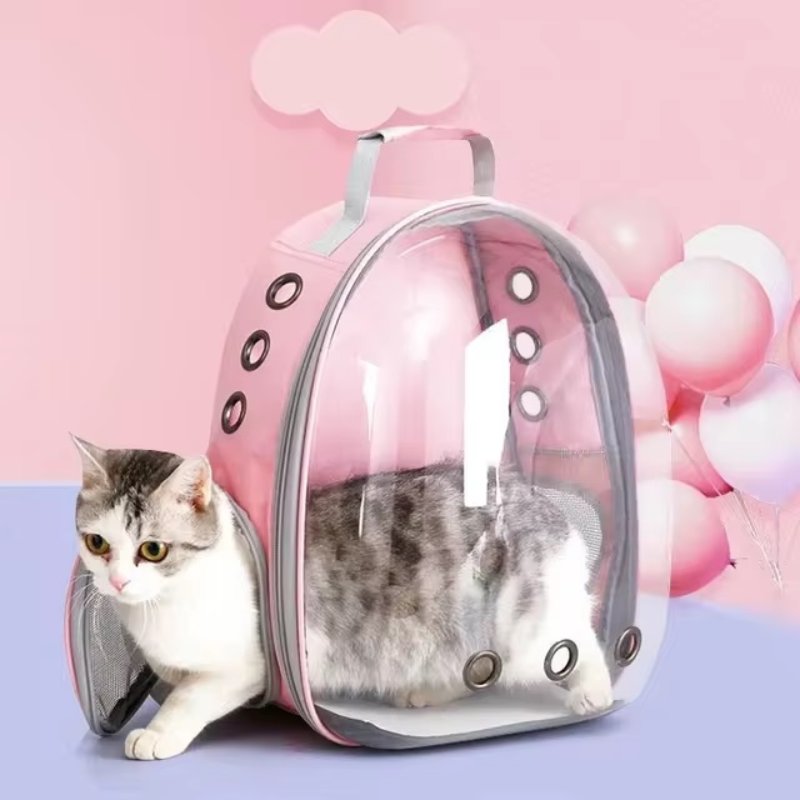 Space Capsule Pet Carrier for Dogs and Cats – Breathable Design