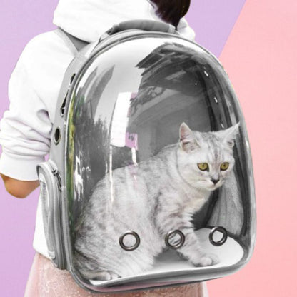 Space Capsule Pet Carrier for Dogs and Cats – Breathable Design