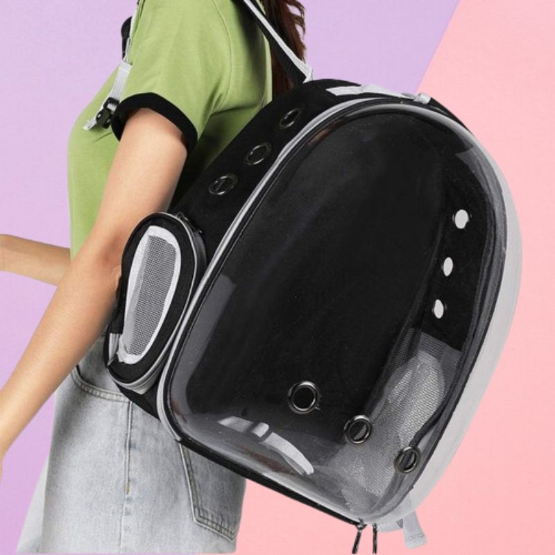 Space Capsule Pet Carrier for Dogs and Cats – Breathable Design