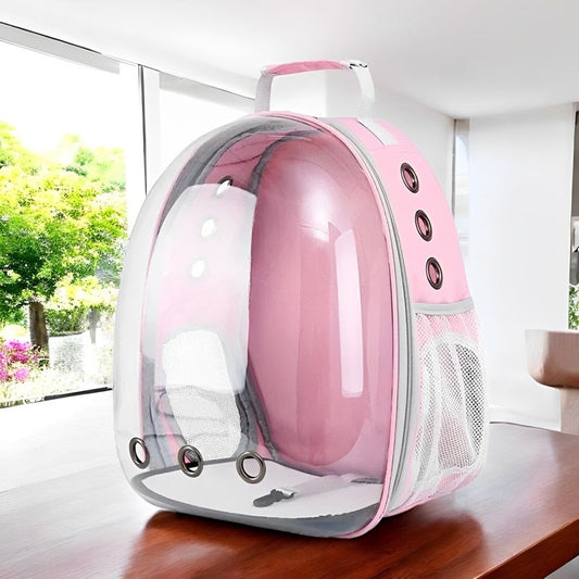 Space Capsule Pet Carrier for Dogs and Cats – Breathable Design
